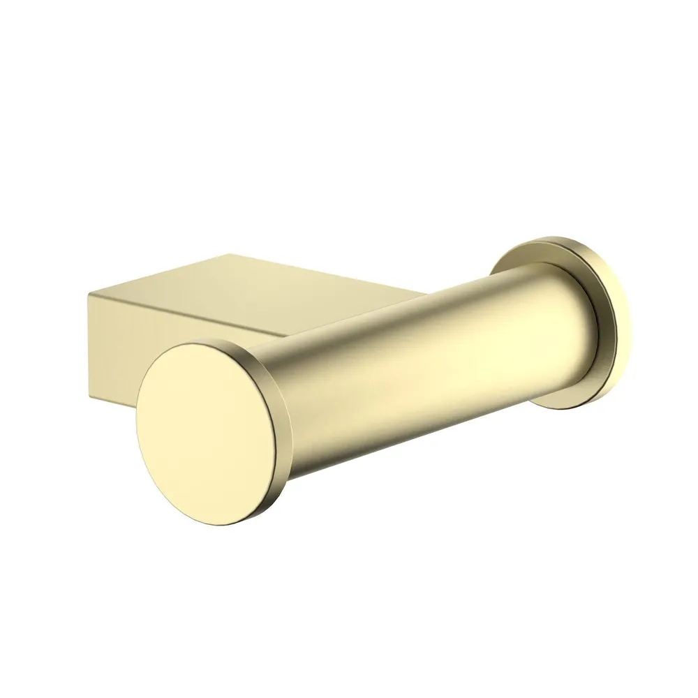 крючок для ванной двойной timo luiro 18512/17 brushed gold