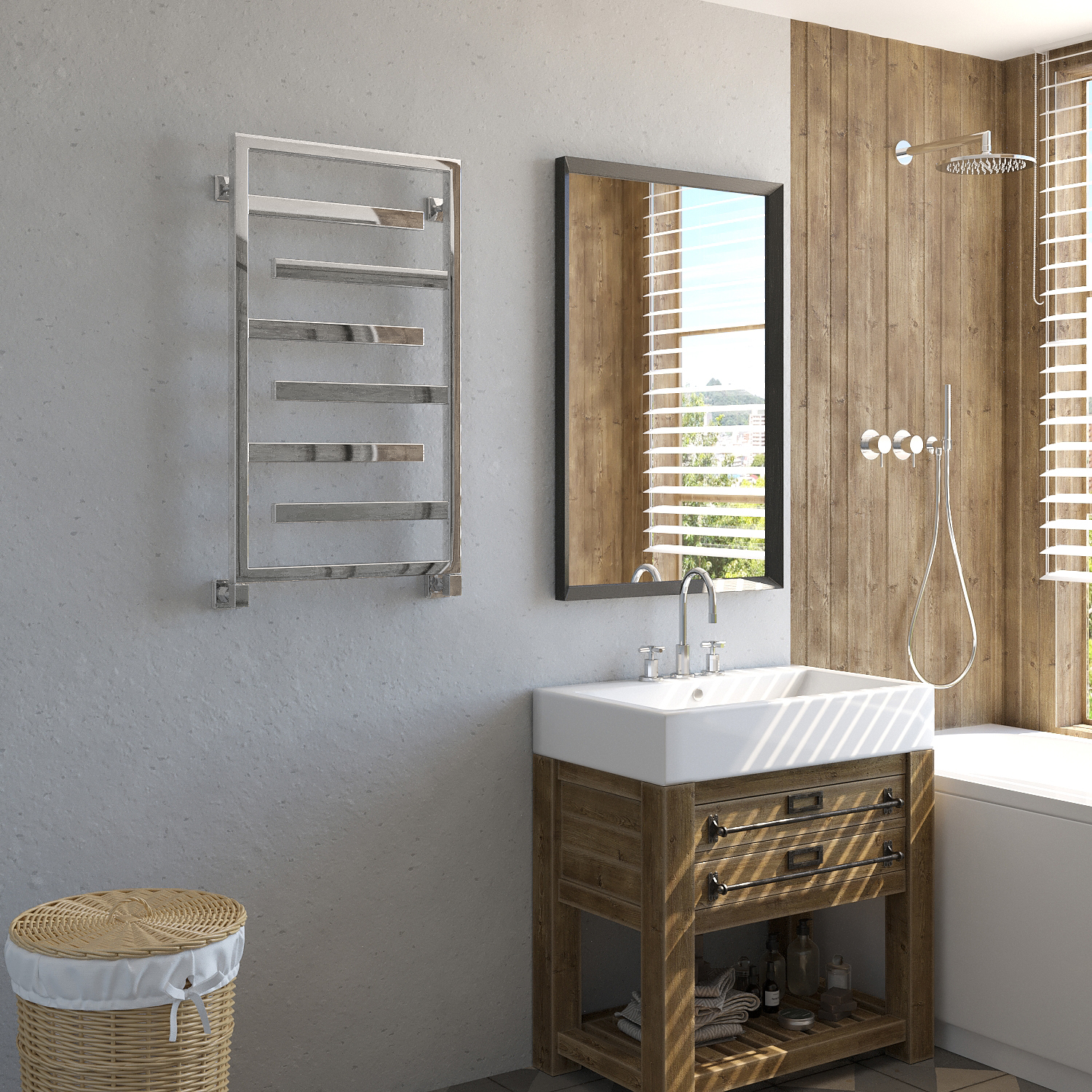 полотенцесушитель водяной stinox corsica 50x90