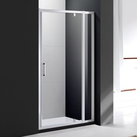 душевая дверь cezares molveno-ba-11-100+20-c-cr-iv 120x190 стекло прозрачное, профиль хром