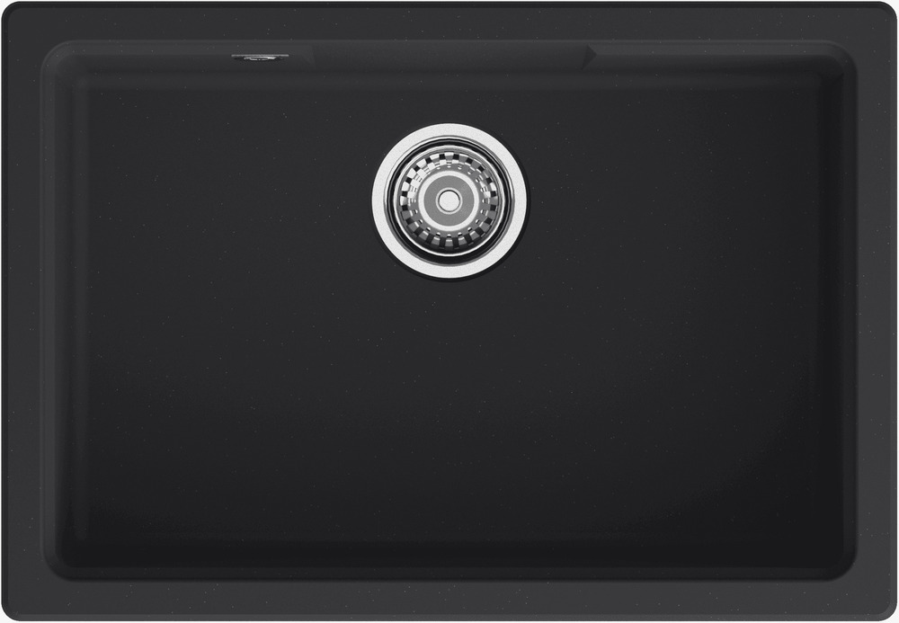 кухонная мойка granfest gf-ur-4565 65x45 черный