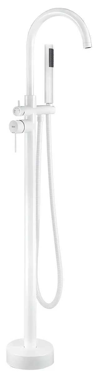смеситель для ванны rea lungo white rea-b7494 белый