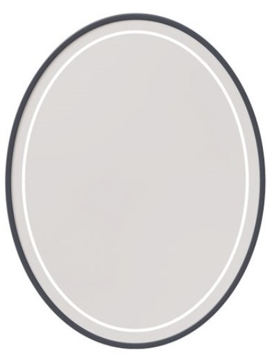 зеркало caprigo контур 70 м-379s-105.000.00.05 черный матовый