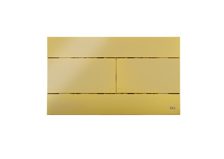 кнопка смыва oli slim gold 154962