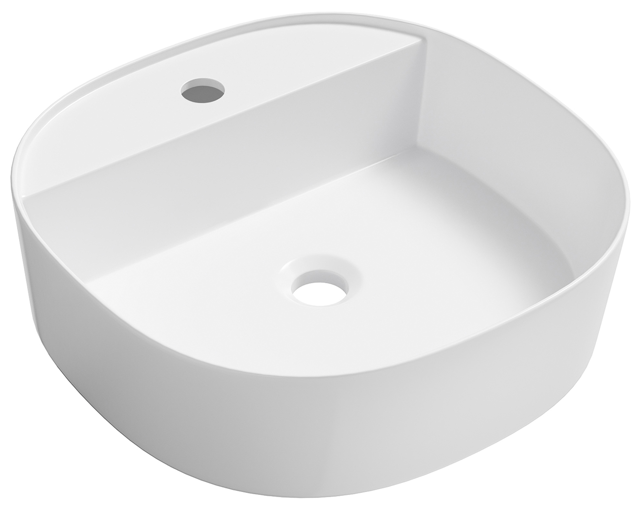 умывальник накладной lavinia boho bathroom sink 33311120 44x44 белый глянец