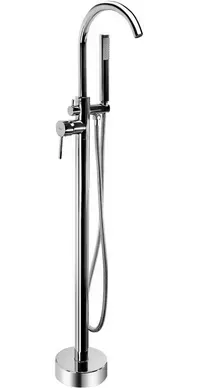 смеситель для ванны rea lungo chrome rea-b7497 хром
