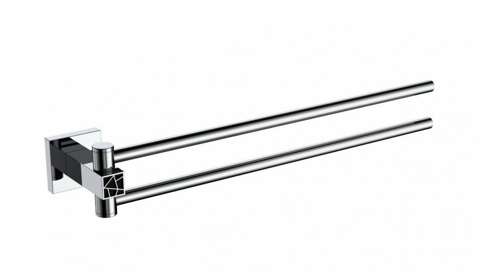 полотенцедержатель двойной ceramalux venezia 88614-1 хром