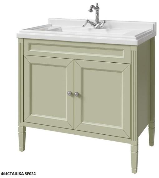 тумба напольная caprigo albion concept 90 34013uv-sf024 зеленый матовый