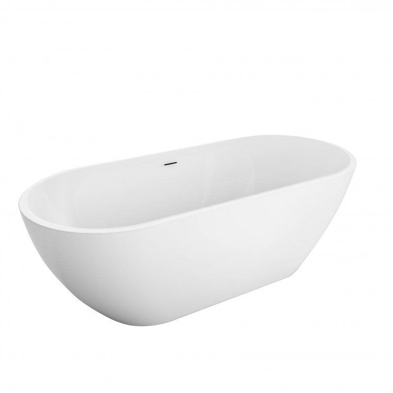 ванна акриловая belbagno 140x72 белая