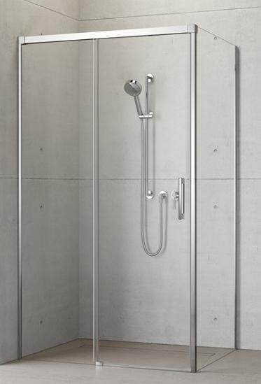 душевой уголок radaway idea kdj 160x120 прозрачное/хром