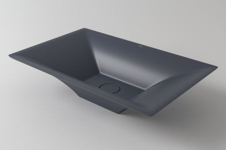 умывальник накладной holbi sirius 57x35 solid surface цветной матовый