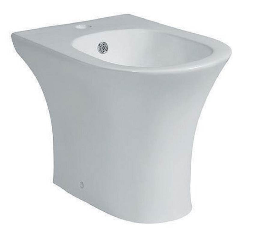 биде напольное ceramalux 1217c 35x55 белое