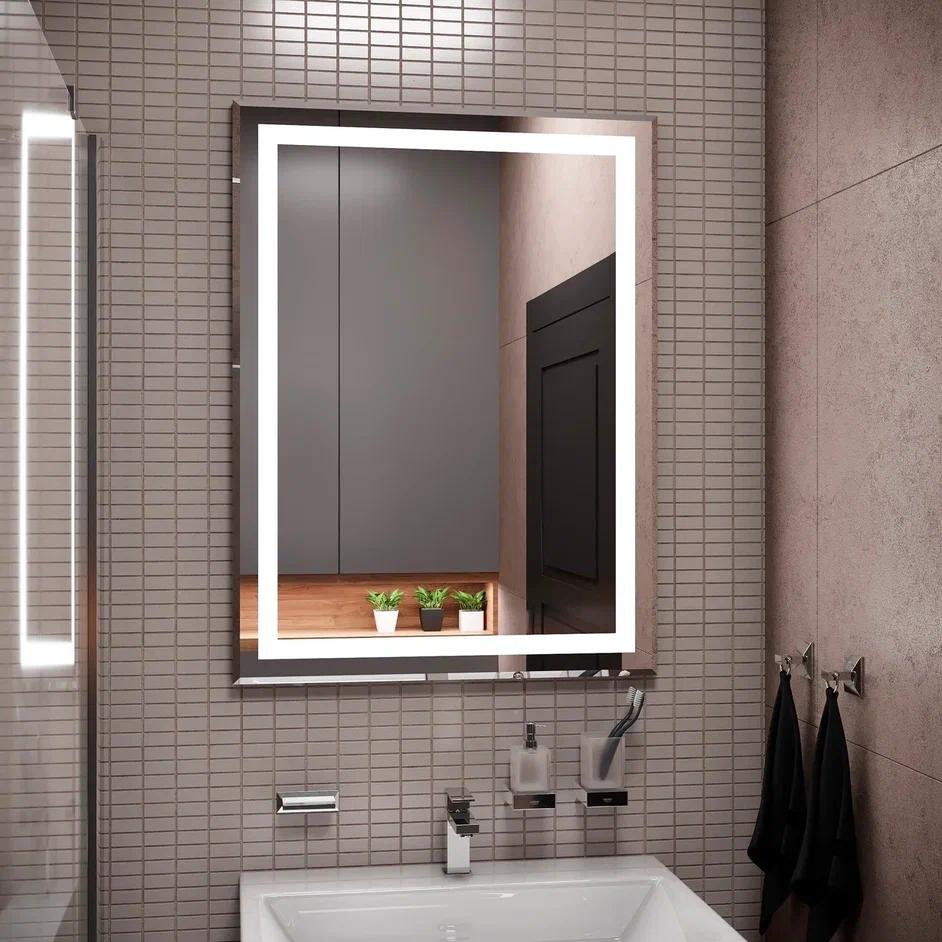 зеркало континент пронто люкс led 60x80 с подсветкой
