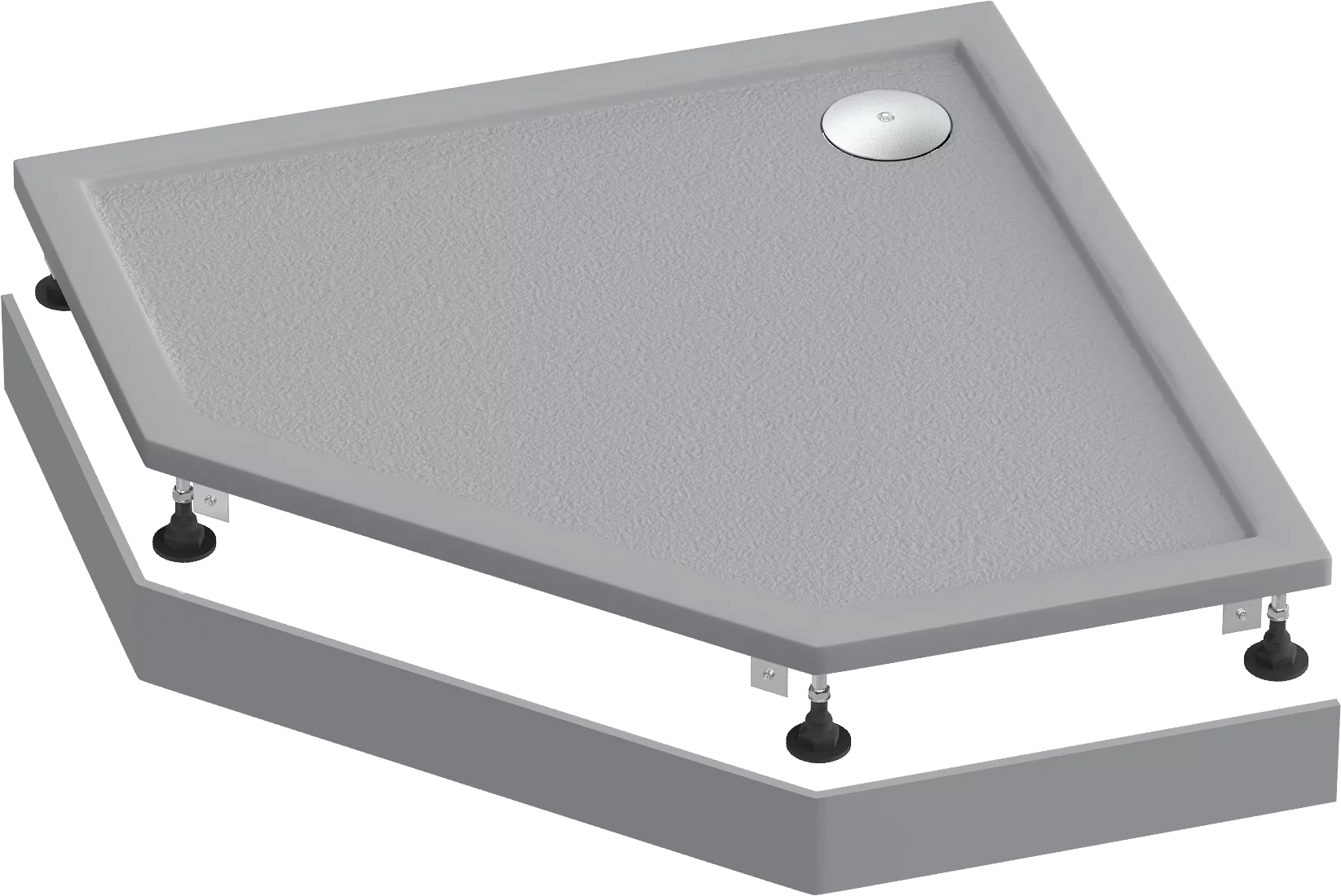 Душевой уголок Gutewetter Practic Rectan GK-401 105x95 (матовый хром/полистирол lines) фото 8 душевой уголок gutewetter practic rectan gk-401 105x95 (матовый хром/полистирол lines) фото 8
