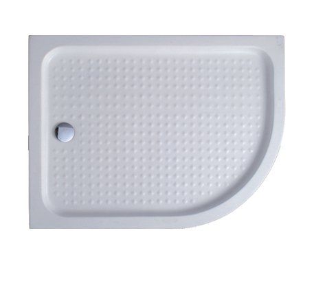 душевой поддон cezares tray-a-rh-120/100-550-15-w-l 120x100 левый, белый