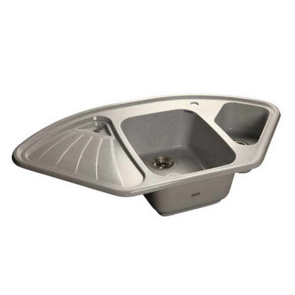 мойка кухонная granfest gf - c1040e серый