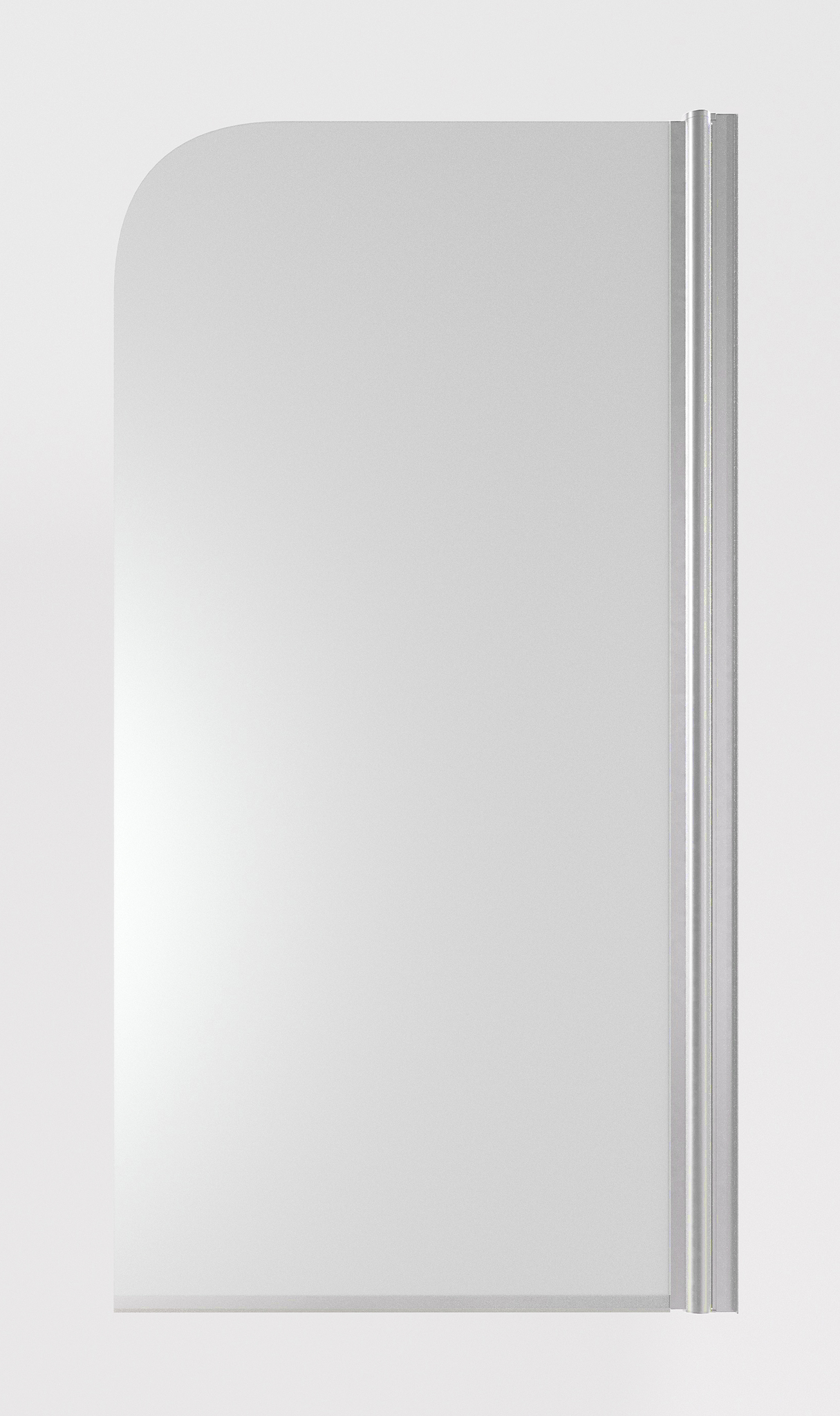 шторка на ванну timo tcm-80/02f-6 80x140 стекла матовые, профиль хром