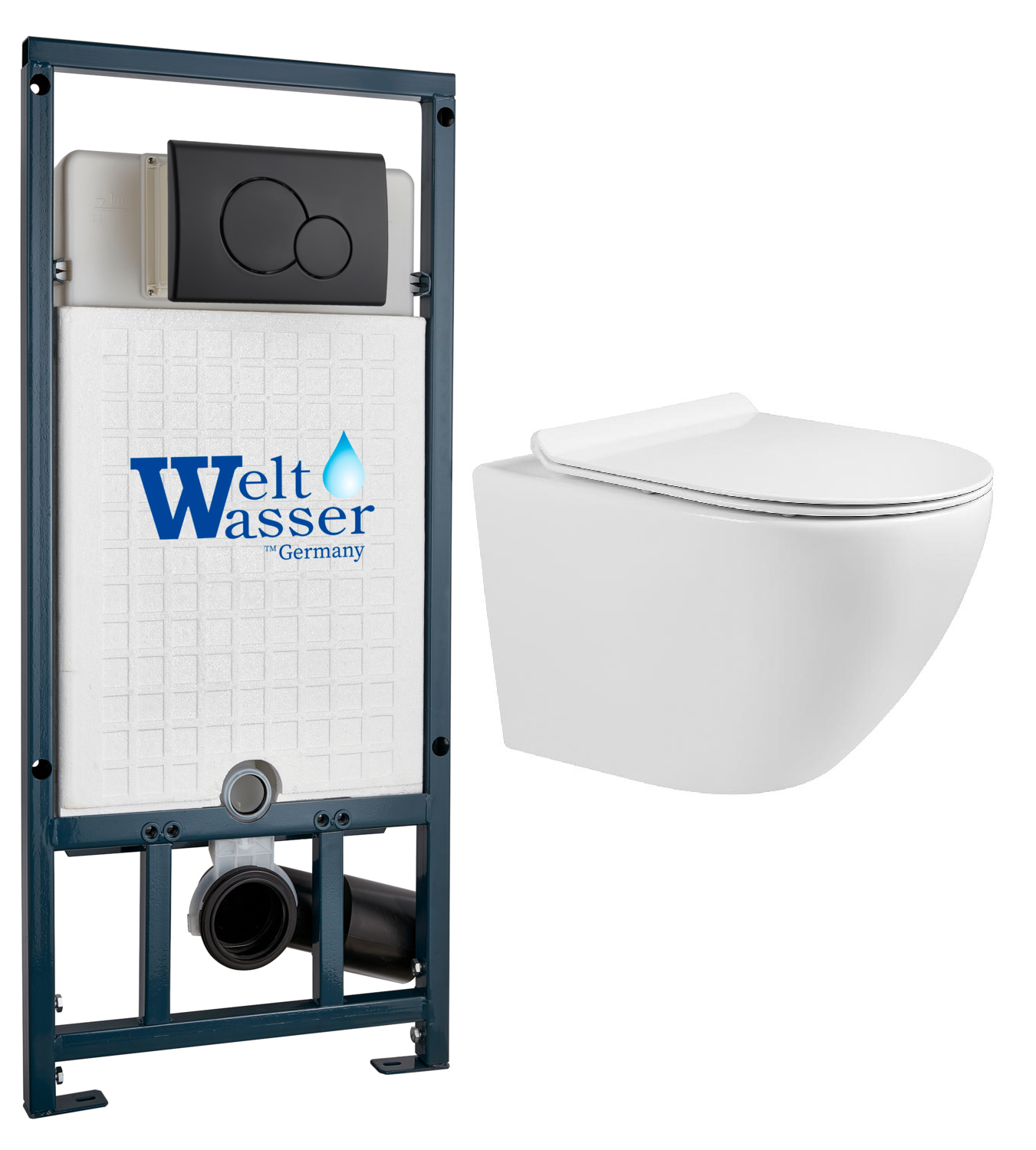 комплект инсталляции welt-wasser marberg 507 rd bl с унитазом alpen a03s