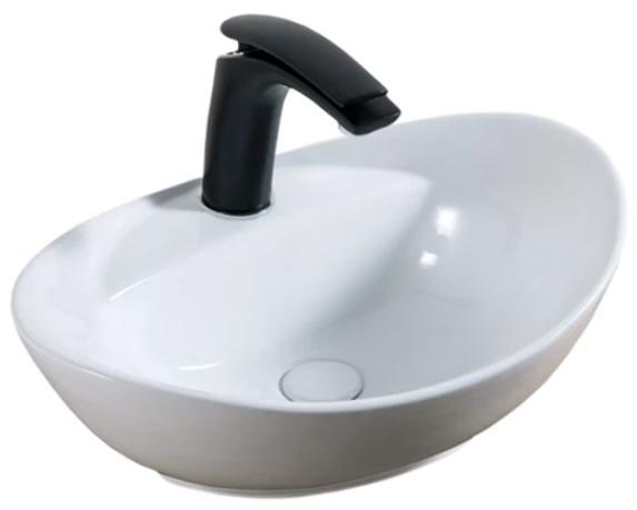 умывальник накладной gid n9139 41x33 белый глянец