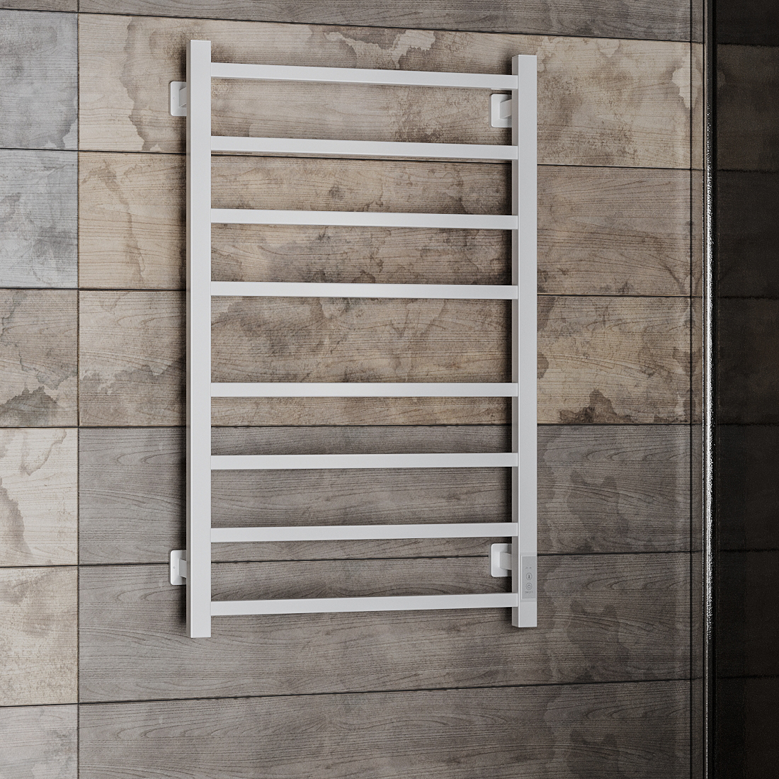 полотенцесушитель электрический roxen square 530x850 белый