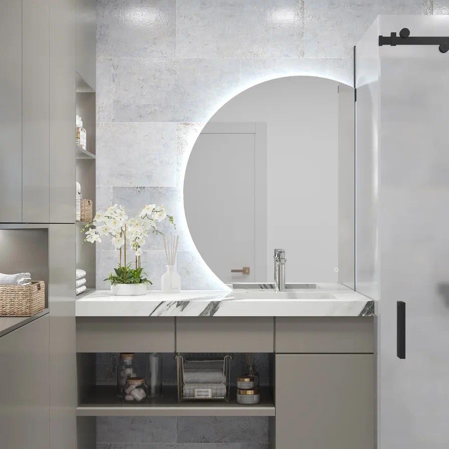 зеркало континент erist led 80x100