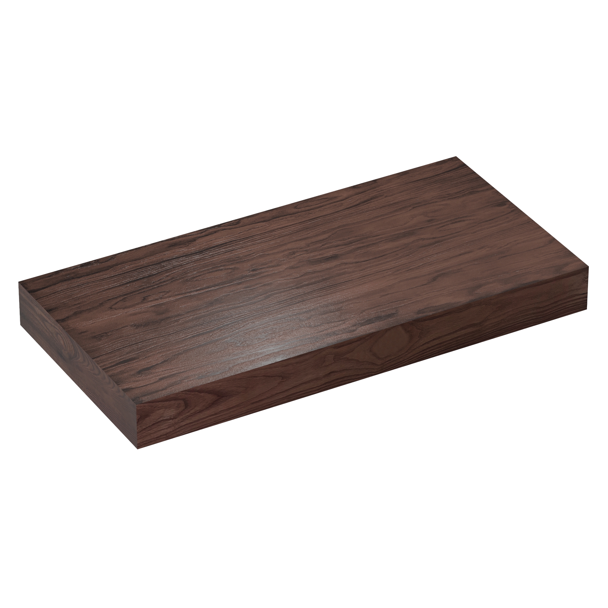 настенная столешница для умывальника wellsee genuine tree 100x50 темный дуб гварнери