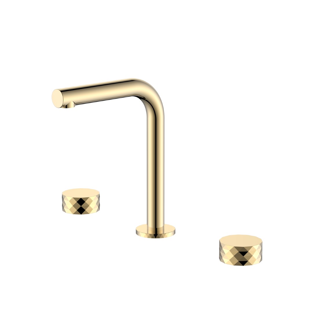 смеситель для умывальника boheme stick diamond 152-g.1 золото