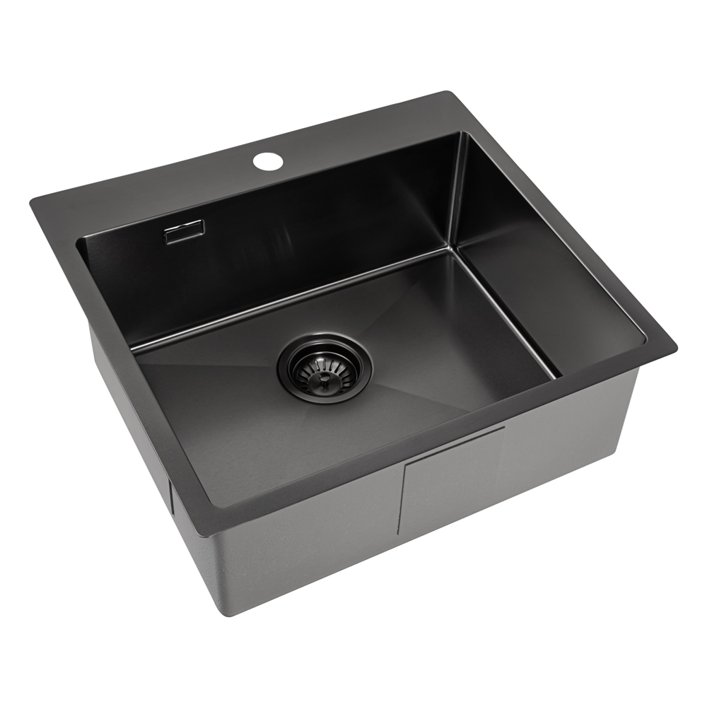 мойка кухонная zorg zre 5551 graphite графит