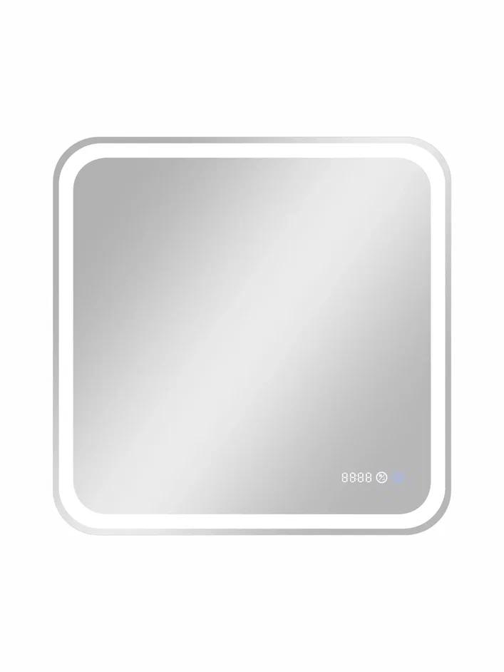 зеркало континент russo led 70x70 с подогревом и часами