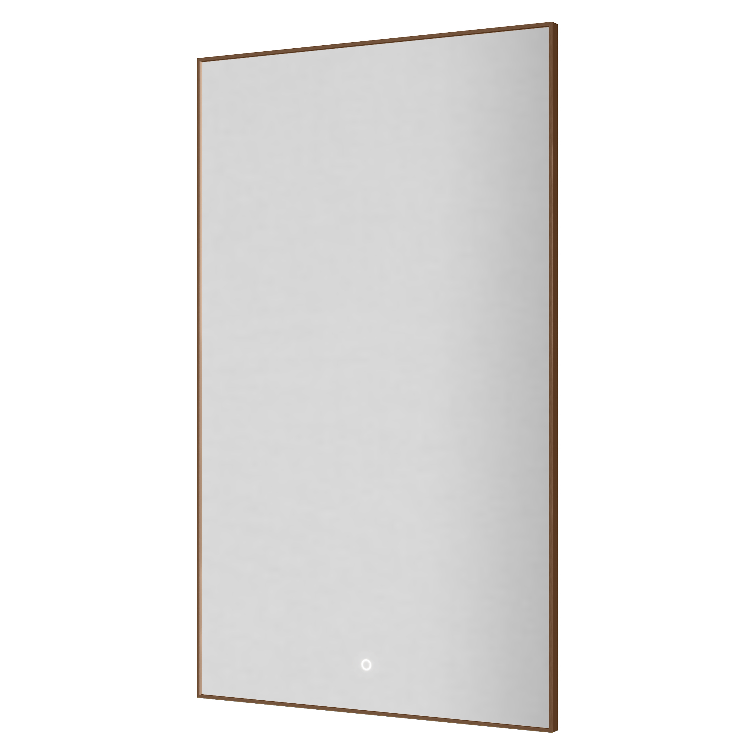 зеркало boheme modern 60x100 с подсветкой, сенсорным выключателем, антизапотеванием, брашированная бронза