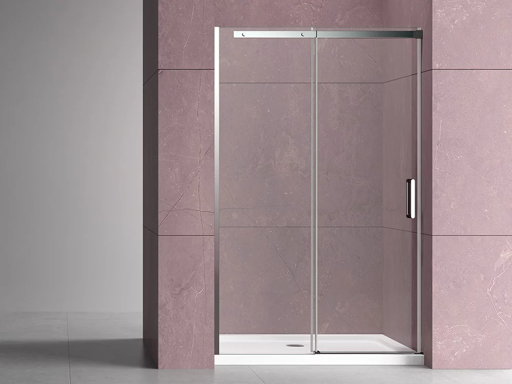 душевая дверь vincea dice vds-4d120cl 120x200 прозрачное стекло / профиль хром