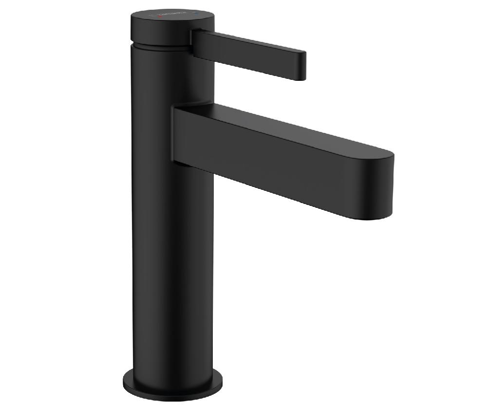 смеситель для умывальника hansgrohe finoris 76023670 черный матовый