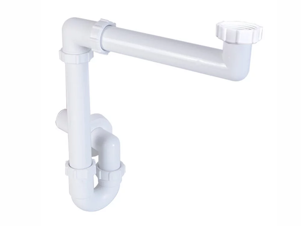 сифон для умывальника styron sty-641-32-2 белый глянец