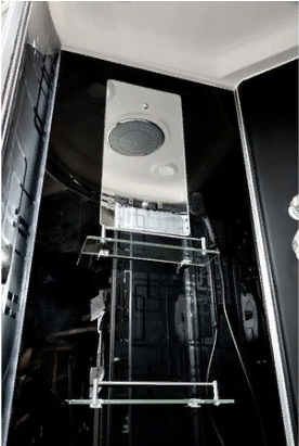 душевая кабина deto bм 4510 led с гидромассажем black фото 3