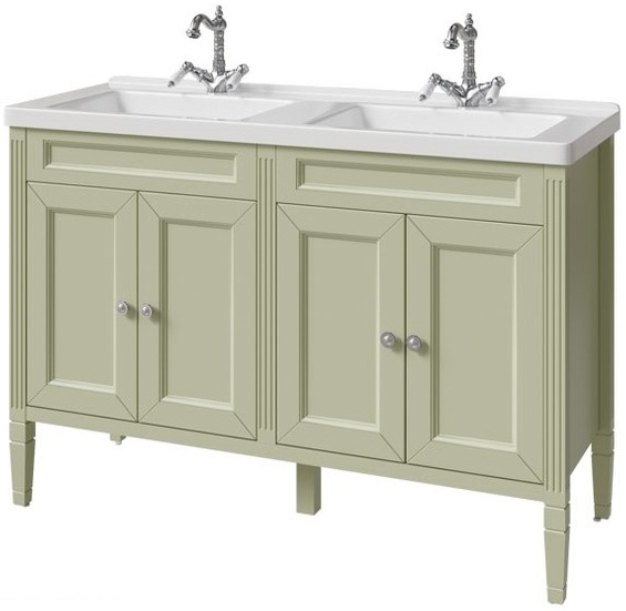 тумба напольная caprigo albion concept 125 34020-sf024 зеленый матовый