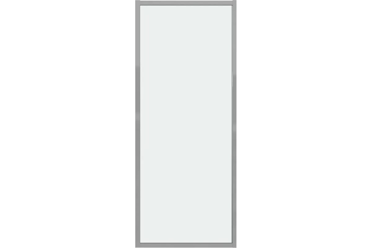 боковая стенка grossman style 90x195 стекло прозрачное / профиль хром