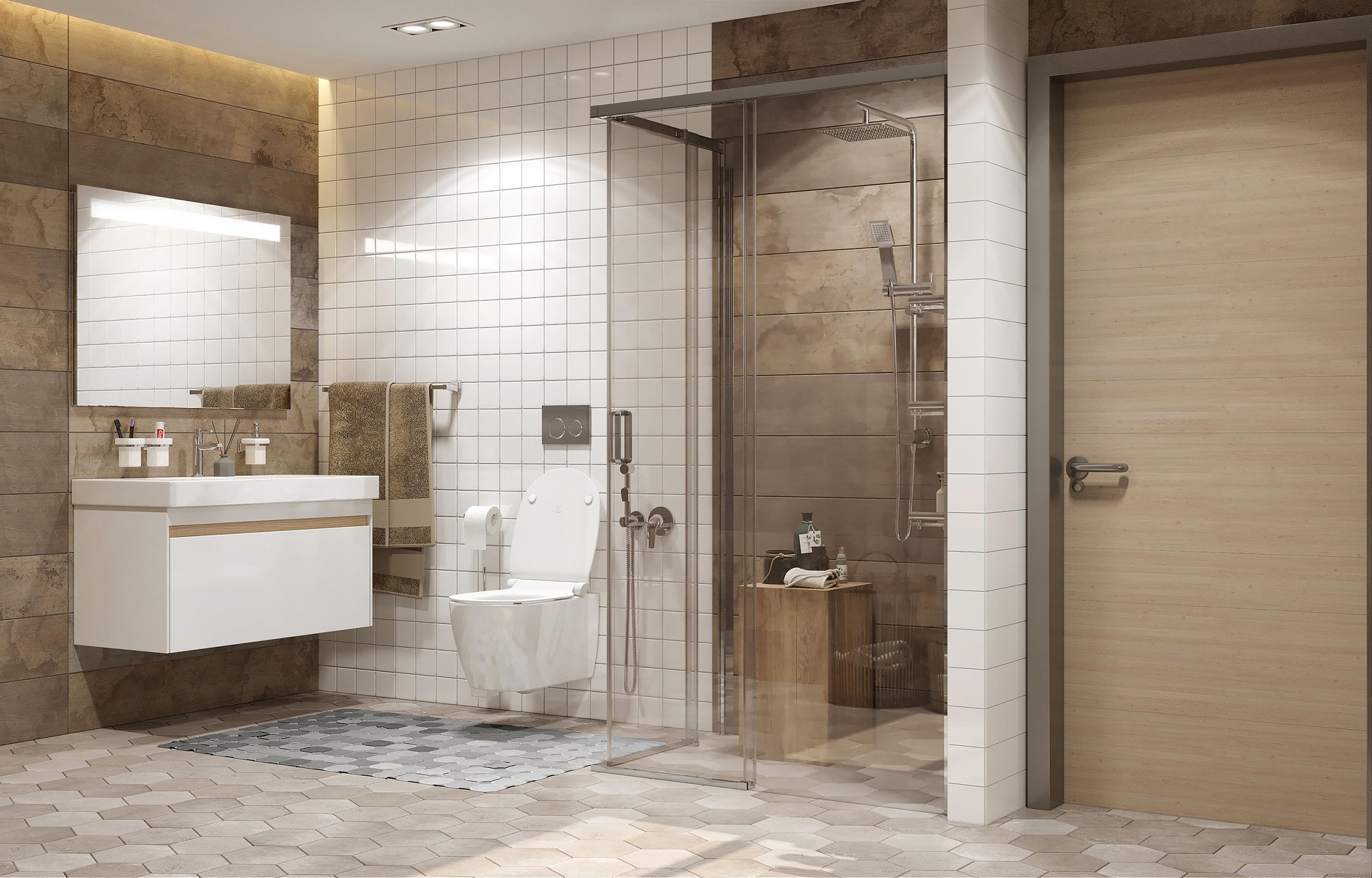 Душевой уголок Gutewetter Practic Square GK-433 108x108 (матовый хром/полистирол lines) фото 15 душевой уголок gutewetter practic square gk-433 108x108 (матовый хром/полистирол lines) фото 15