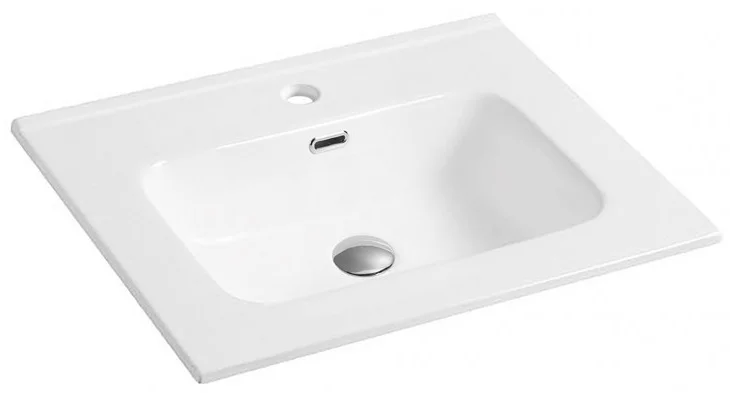 умывальник врезной ceramalux 9060d белый глянец