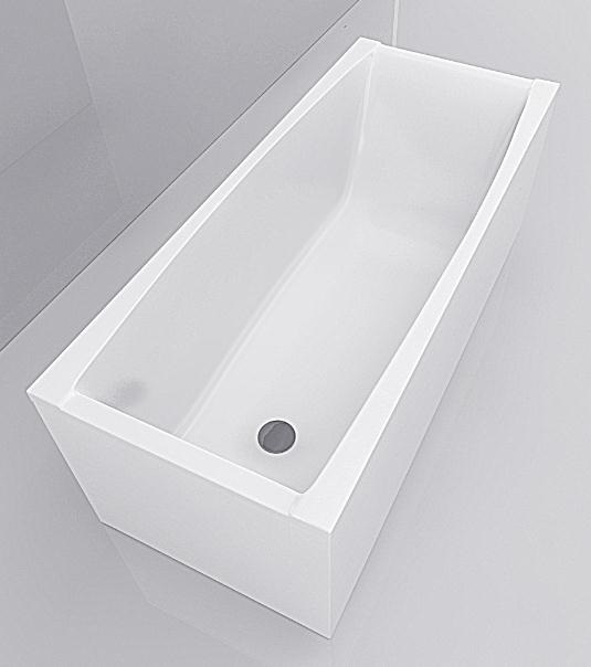 ванна акриловая santek санторини 150x70