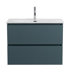 тумба подвесная belbagno uno-mini-900-2c-so-ao голубая матовая