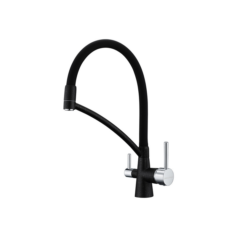 смеситель для кухни paulmark siegen si213111-308 черный