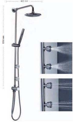 Шланг для душа Wasserkraft A010 хром фото 2 шланг для душа wasserkraft a010 хром фото 2