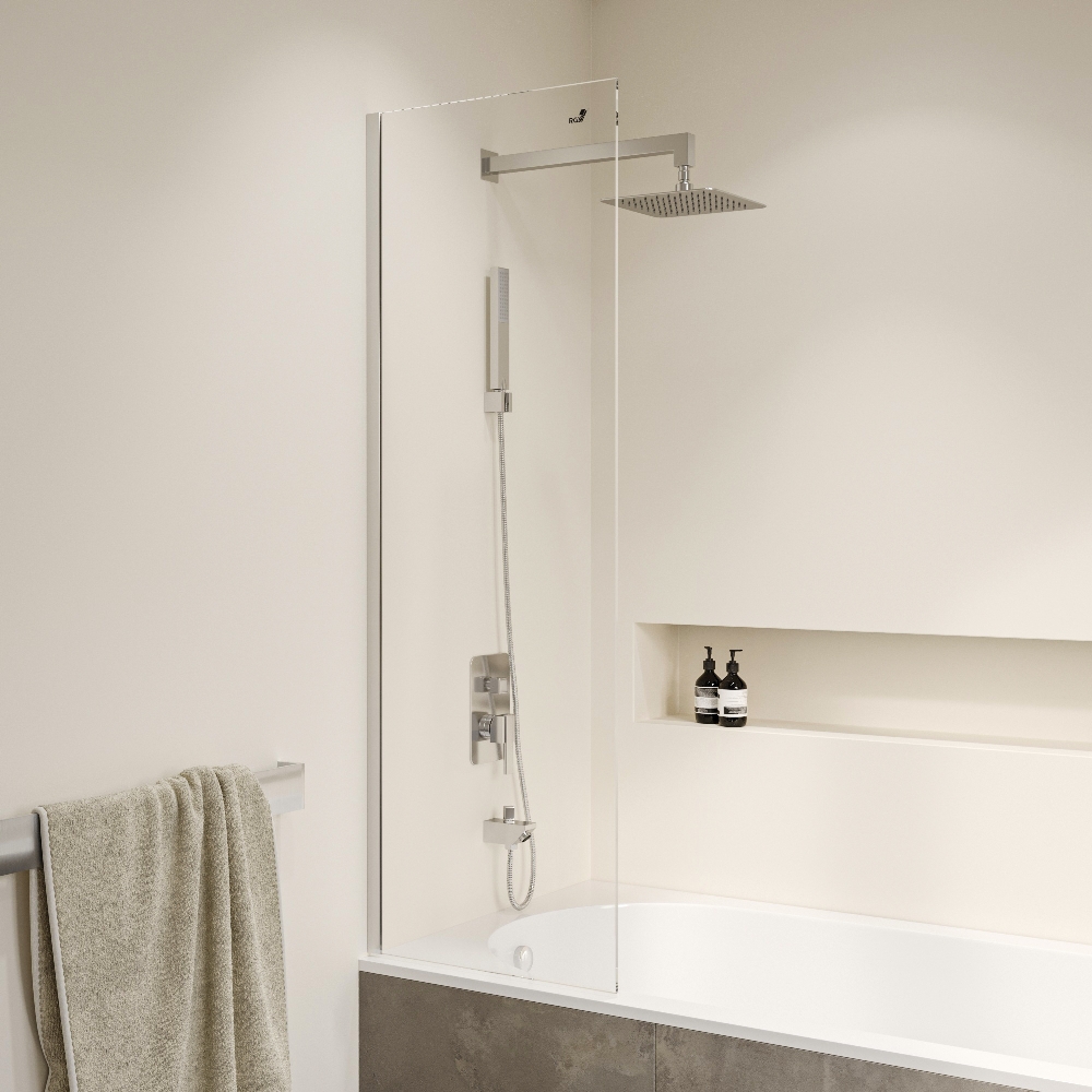душевая шторка rgw sc-056-8 50x150 стекла прозрачные, профиль хром