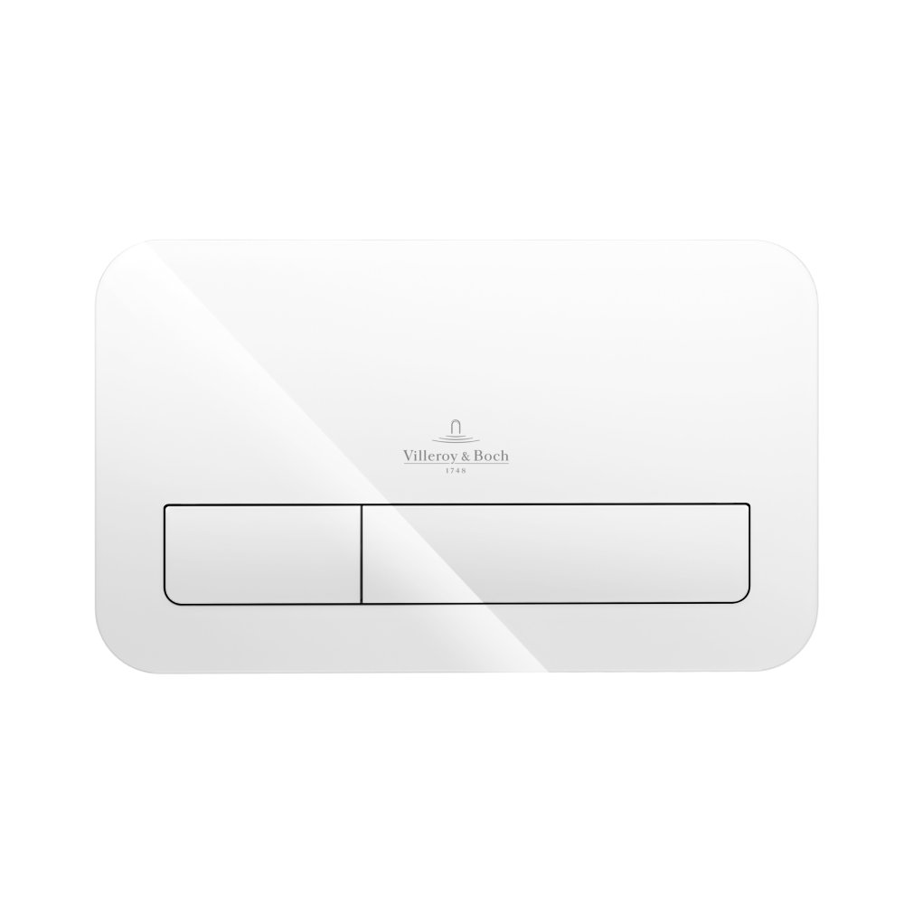 кнопка смыва villeroy&boch viconnect 922400re белый глянец