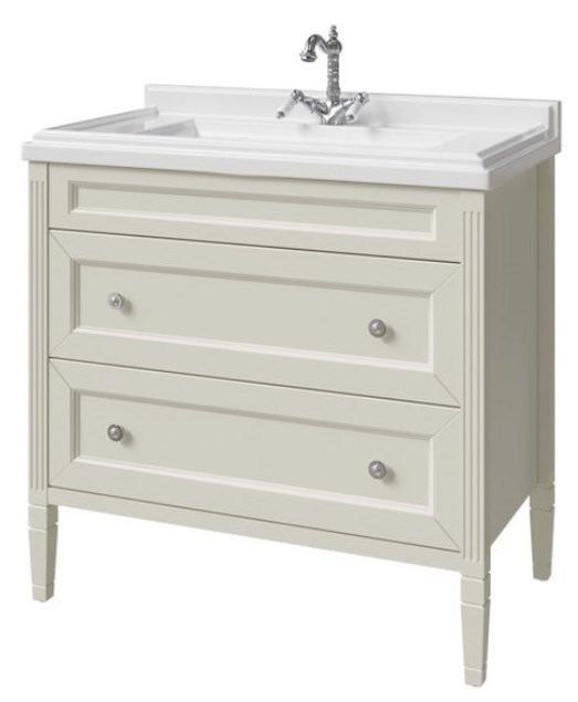 тумба напольная caprigo albion concept 90 34018-sf46 кремовый