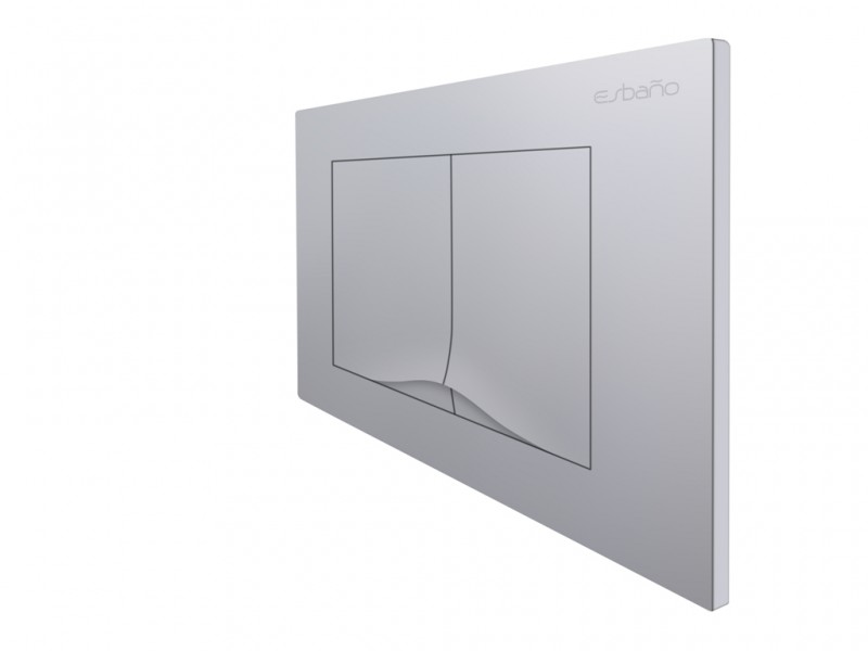 кнопка смыва esbano vrt-29mc хром матовый