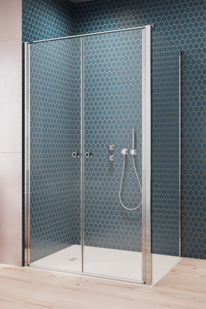 душевой уголок radaway eos ii dwd+s 80x75 стекло - прозрачное