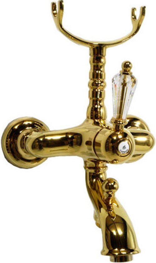 смеситель для ванны caprigo antique 04s-011-oro золотой глянец