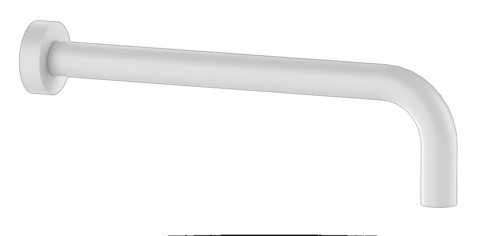 душевой кронштейн 30 см mariani b37bdl0530 белый матовый