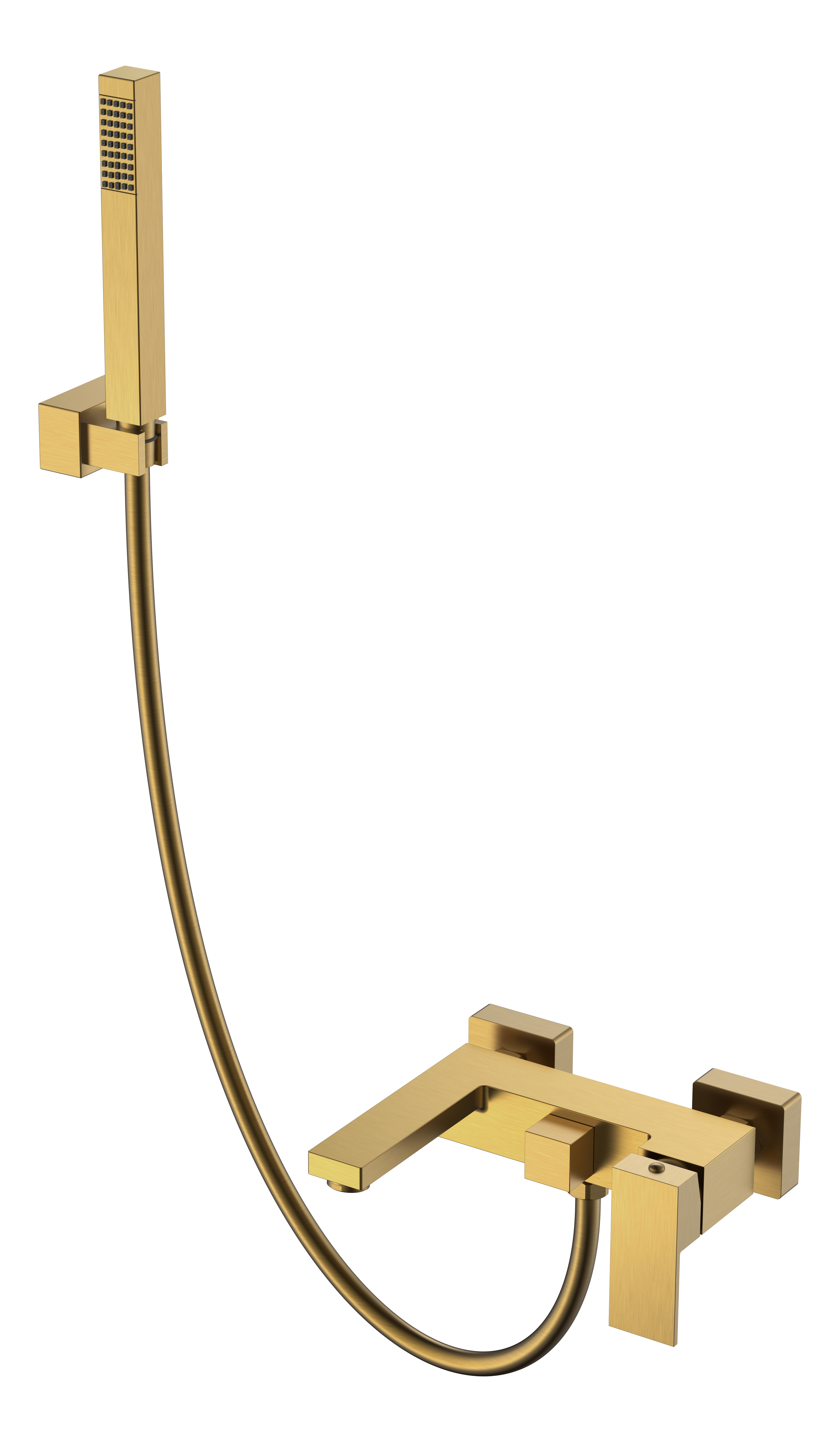 смеситель для ванны boheme qubic bronze 473-br бронза