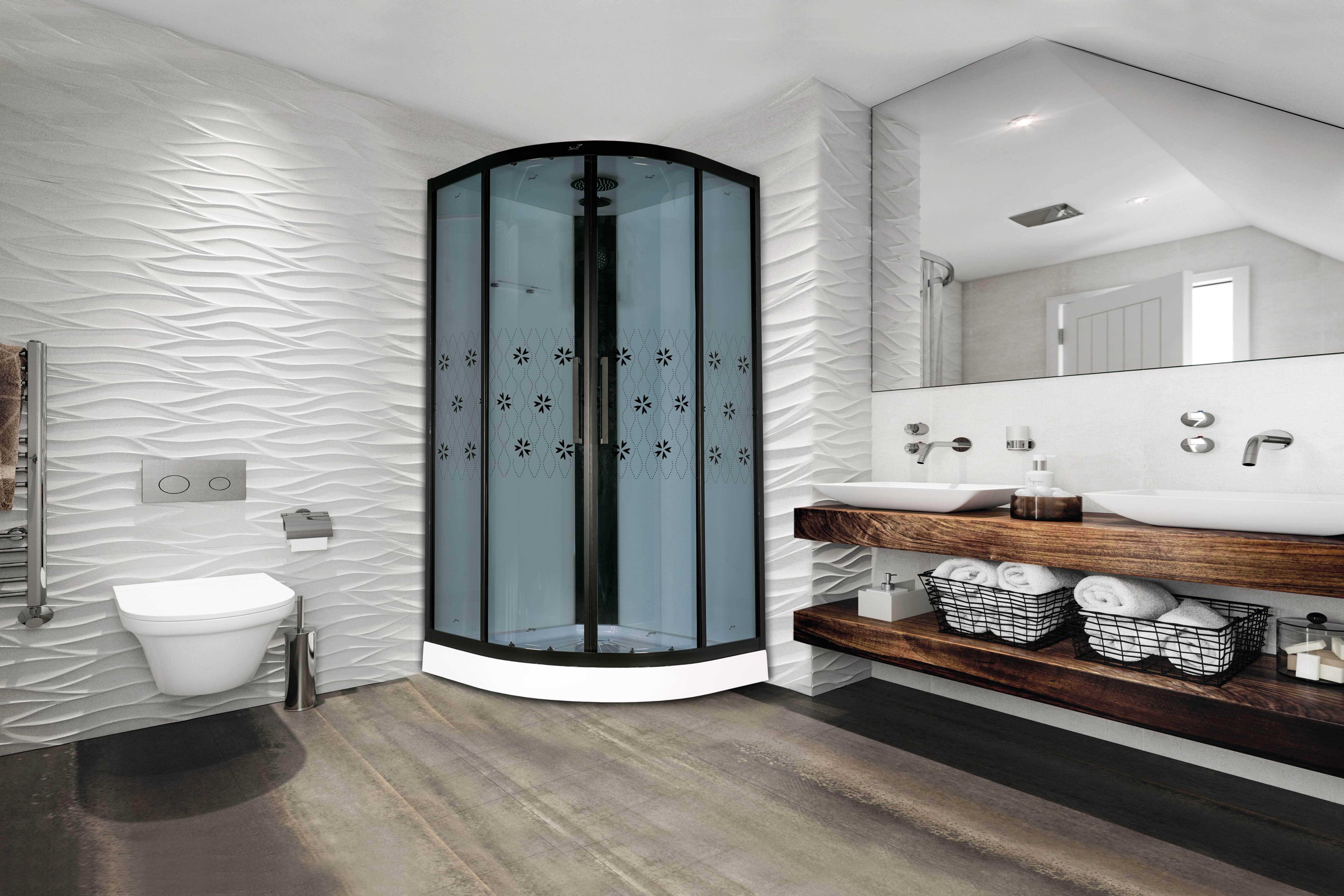 Душевой уголок Gutewetter Shape Round GK-864A 90x90 (золото металлик/стекло прозрачное) фото 4 душевой уголок gutewetter shape round gk-864a 90x90 (золото металлик/стекло прозрачное) фото 4
